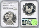 Anlagemünzen 2000-P American Eagle 1 oz Proof Silver NGC PF69 Ultra Cameo Philadelphia DN144 -
