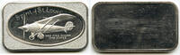 Anlagemünzen Medal Spirit of St. Louis Airplane 999 Silver 1 oz Ingot Bar Art Bullion - H438 -