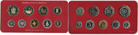  1976 Weltmünzen Republic of Malta Decimal Proof Coin Set - Franklin Mint - P209 PP
