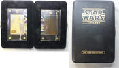   Sonstiges Star Wars Trilogy 24k Gold Collectibles Cards Darth Vader Obi Wan Set - P212 