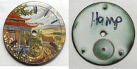   Sonstiges Hampden 18 Size Asian Pagoda Mountains Pocket Watch Porcelain Dial LW510 