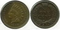 US Coins Indian Head Cent 1908 Penny - Q460 -