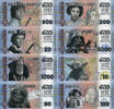 World Paper Money Star Wars Galactic Credits 8 Note Set Luke Leia Vader Yoda R2 Obi-Wan Han Chewie -