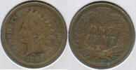 US Coins Indian Head Cent 1908-S Penny - San Francisco Mint - Key Date - ST333 -