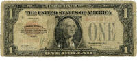 US Paper Money 1928 $ 1 United States Note - Red Seal Currency - R282 -