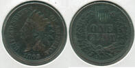 US Coins Indian Head Cent 1863 Penny - RK293 -