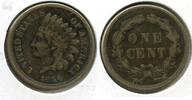 US Coins Indian Head Cent 1859 Penny - Copper-Nickel - Q140 -