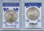 Bullion  2025 American Silver Eagle 1 oz It's A Boy Newborn Gift Holder ... 842.75 元  ＋  运费