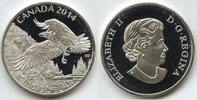 Bullion $100 Majestic Bald Eagle 2014 Canada 1 oz 9999 Silver  Commemora... 674.20 元  ＋  运费