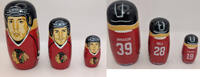 Other  Chicago Blackhawks NHL Arnason Bell Calder Nesting Dolls Set Offi... 121.02 元  ＋  运费