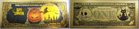 US Coins  Halloween Trick or Treat Spooky Novelty $1 Note Witch 24k Gold... 26.63 元  ＋  运费