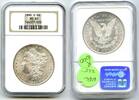 US Coins Dollar 1880-S Morgan Silver NGC MS 65 Certified - San Francisco Mint - R600 -
