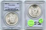 US Coins Dollar 1882-CC Morgan Silver PCGS MS63 Certified - Carson City Mint - R612 -