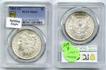 US Coins Dollar 1891-CC Morgan Silver PCGS MS63 Certified - Carson City Mint - R615 -