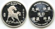 Bullion Medal 2014 Lunar Year of the Horse 999 Fine Silver 1/2 oz Art Round - R632 -