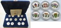 Bullion 25 Cents 2018 Canada Heraldic Emblems 13-Coin Set 999 Fine Silve... 400.00 US$  +  shipping