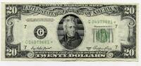 US Paper Money  1950-A $20 Federal Reserve Star Note - Bank of Chicago I... 75.00 US$  +  5.95 US$ shipping