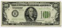 US Paper Money  1928-A $100 Federal Reserve Note Bank of St. Louis Misso... 220.00 US$  +  5.95 US$ shipping