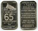 Bullion Medal 1989 Cleveland County Fair Shelby Kiwanis 999 Silver 1 oz ... 150.00 US$  +  5.95 US$ shipping