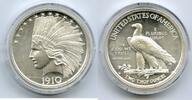 Bullion Medal 1910 Indian Head Liberty Tribute 999 Silver 2 oz Art  Roun... 225.00 US$  +  5.95 US$ shipping