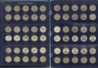 US Coins Jefferson Nickels 1938 - 1984 w/ Proof 136-Coin Set Lot - Uncirculated - R884 -