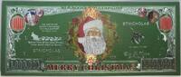 USA Banknoten Dollar Merry Christmas Million $1000000 Note Santa Claus Stocking Stuffer GFN88 -