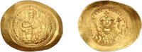 Constantine IX Monomachus. 1042-1055. AV Histamenon Nomisma (31.5mm, 4.38 g, 6h) -
