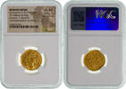 ROMAN EMPIRE Constantius II. AD 337-361. AV Solidus (4.53 g, 11h). Vicennalia issue. Antioch AV Solidus Constantius II,AD 337-361 NGC Ch AU Strike: 5