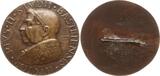 Schweiz - Basel Einseitige Bronzemedaille o.J. (1910) v. Hans Frei, für Teilnehmer am 450. Jubiläum der Universität, Stifter Pius II. aEF, ohne rückseitige Nadel