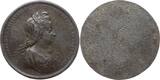 Großbritannien, Königreich Einseitiger Bleibabschlag der Medaille 1714 Georg I., 1714-1727, v. E. Hannibal, a.d. Tod seiner Mutter Sophie von der Pfalz Selten, VF, kl. Kr.