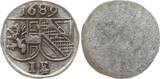 Salzburg, Erzbistum Einseitiger Pfennig 1689 Johann Ernst von Thun und Hohenstein, 1687 - 1709 VF-EF
