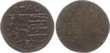 Salzburg, Erzbistum Einseitiger Pfennig 1741 Leopold Anton Eleutherius von Firmian, 1727 - 1744 VF+ mit feiner dunkler Patina