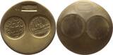 Speyer, Stadt Einseitige Messingmedaille 2005 v. V. Huster, Numis. Ges. Speyer, auf das 45. Süddeutsche Münzsammlertreffen Selten, UNC-