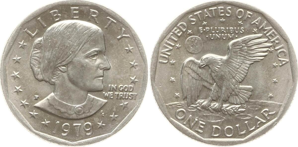 1 Dollar 1979 P Susan B Anthony UNC- | MA-Shops