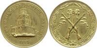 Frankreich, Königreich Vergoldete Bronzmedaille Schützenmedaille, von Bouchon, Gemeinde Provins, Seine-et-Marne -