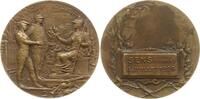Frankreich, Sens, Yonne Bronzemedaille Signatur De Seres, Honneur et Patrie, 4 Juillet 1926, Verdienstmedaille -