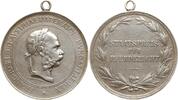 Österreich, Kaiserreich Silbermedaille Franz Joseph I., 1848 - 1916, v. Tautenhayn, Staatspreis für Pferdezucht -