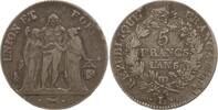 Frankreich 5 Francs Directoire, 1795 - 1799, Bayonne -