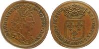 Nürnberg, Stadt Kupfer - Rechenpfennig von Lazarus Gottlieb Lauffer, 1663 - 1709, LVDOVICUS MAGNVS REX, Ludwig XIV. -