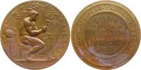 Frankreich, 3. Republik, Paris Große Bronzemedaille von Levillain, Reunion des Fabricants de Bronzes, Preis verl. an E. DUFOUR -