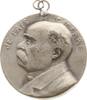 Frankreich, 1. Weltkrieg Einseitige versilberte Bronzemedaille auf die Ansprache von Georges Clemenceau im Parlament: - Je fais la guerre - -