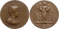 Frankreich, Königreich Bronzegussmedaille Heinrich IV., 1553-1610, auf die Krönung und Kinderreichtum Maria von Medici -