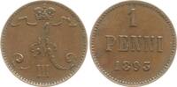 Finnland Penni Alexander III. von Russland, 1881 - 1894 -