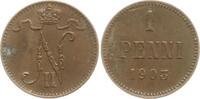 Finnland Penni Nikolaus II. von Russland, 1894-1917 -