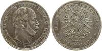 Kaiserreich Deutschland, Königreich Preußen 5 Mark Wilhelm I., 1861 - 1888 -
