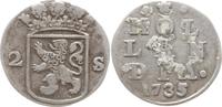 Niederlande, Provinz Holland 2 Stuiver Im Stempel aus 1734 geändert -