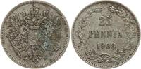 Finnland 25 Penniä Nikolaus II. von Russland, 1894 - 1917 -