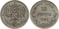 Finnland 25 Penniä Nikolaus II. von Russland, 1894 - 1917 -