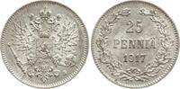Finnland 25 Penniä Nikolaus II. von Russland, 1894 - 1917 -