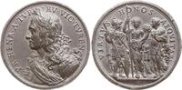 Frankreich, Königreich, Rouen Bleigussmedaille Ludwig XV., 1715-1774, v. Hamerani, a.d. Tod Henri de la Tour d'Auvergne -